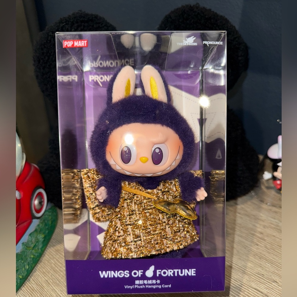 Pop Mart Labubu x Pronounce – Wings of Fortune Vinyl Plush Pendant